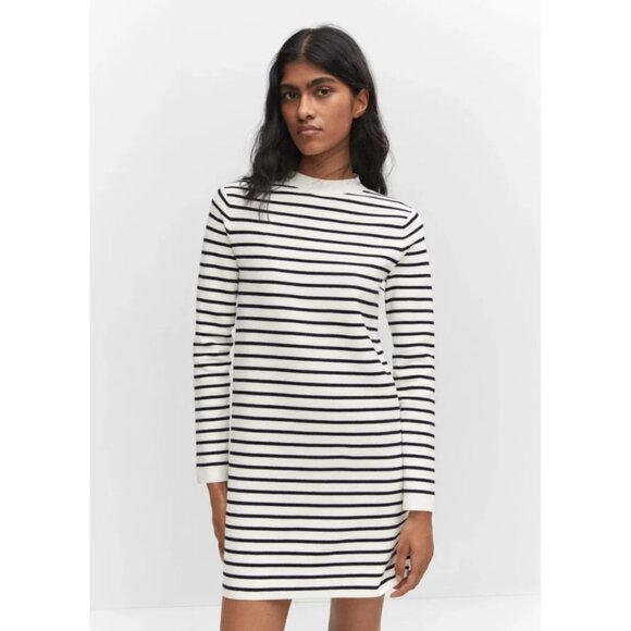 Mango Striped Knit Dress - Picture 6 of 12